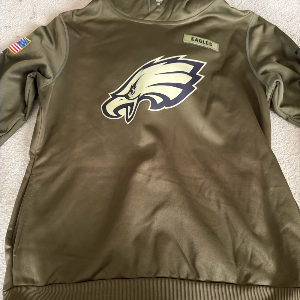 NFL Eagles Olive Hoodie